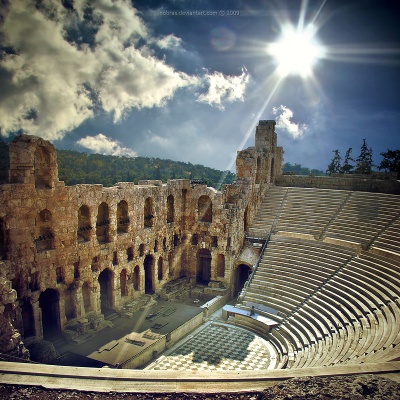 Odeon of Herodes Atticus by inObrAS.jpg